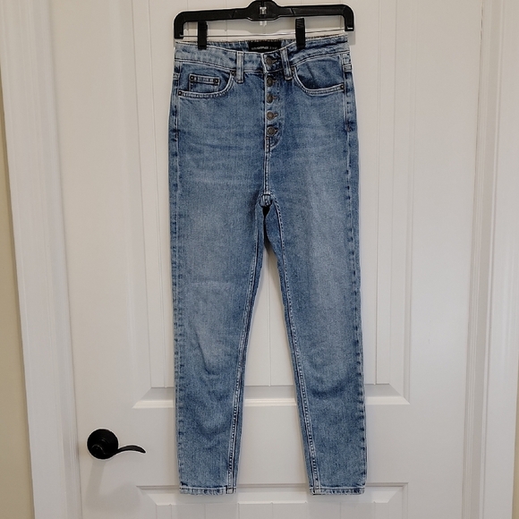 The Kooples Lizy Skinny High Rise Button Fly    Jeans Size 27 - Picture 1 of 9